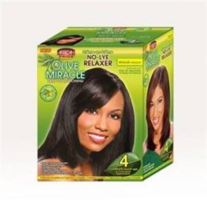 AP Olive Miracle 4-Touch-Up défrisant kit normal