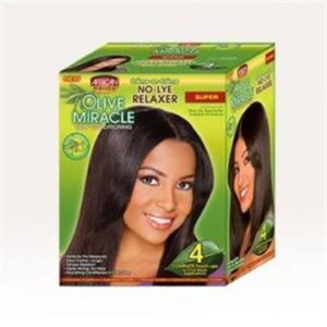 AP Olive Miracle 1-Touch-Up défrisant kit super