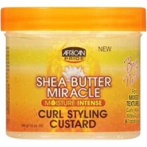 AP beurre de karité coiffage custard coiffant 12oz.
