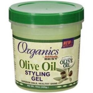 AB Organics huile d'olive gel coiffant 15oz.