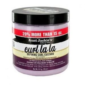 Aunt Jackie's Curl La La custard coiffant 18oz. Bonus