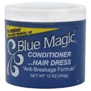 Bleu Magic HetS après-shampoing pommade capillaire bleu 12oz.