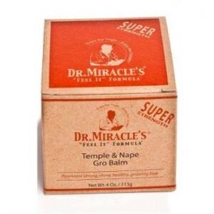 Dr.Miracles Temple et Nape Gro Balm 4oz. super