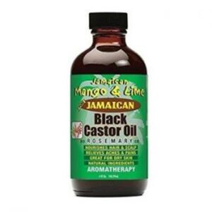 Jamaican MetL huile de ricin noire Rosemary 4oz.