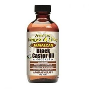 Jamaican MetL huile de ricin noire Coconut 4oz.