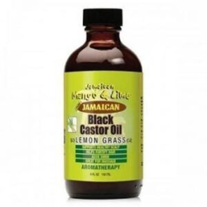 Jamaican MetL huile de ricin noire Lemongrass 4oz.