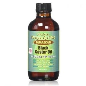 Jamaican MetL huile de ricin noire Eucalyptus 4oz.