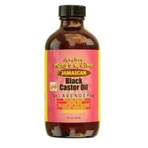 Jamaican MetL huile de ricin noire Lavender 8oz.