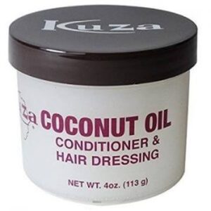 Kuza huile de coco après-shampoing 4oz.
