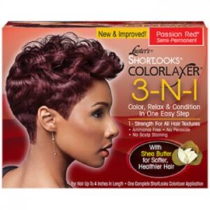 Rose Shortlooks défrisant colorant Passion rouge