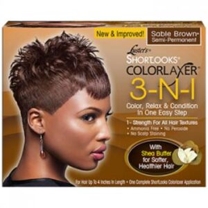 Rose Shortlooks défrisant colorant Sable marron