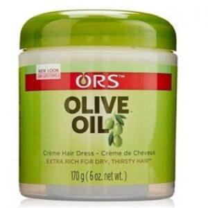 ORS huile d'olive crème pommade capillaire 6oz.