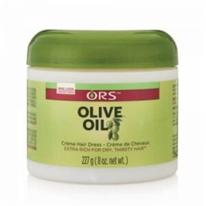 ORS huile d'olive crème pommade capillaire 8oz.