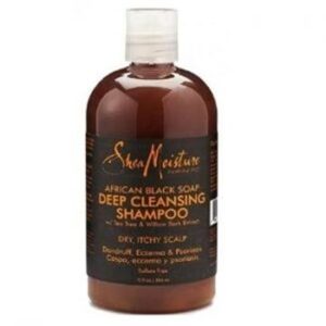 Shea hydratation noir Deep Clean shampoing 13oz.