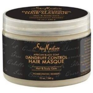 Shea hydratation noir Dandruff masque 12oz.