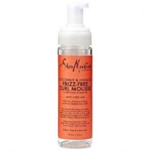 Shea hydratation CetH Frizz Free Curl mousse 8oz.