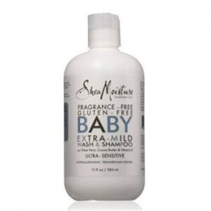 Shea hydratation bébé Sensitive Wash et shampoing 12oz.