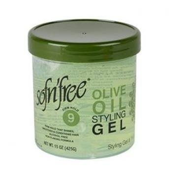 SNF gel coiffant huile d'olive Firm fixation 16oz.