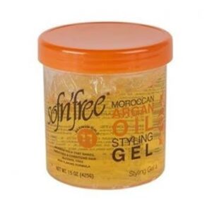 SNF gel coiffant huile d'argan Max fixation 16oz.