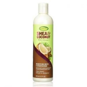 SNF GH Shea et Coco Moist. après-shampoing 12oz.