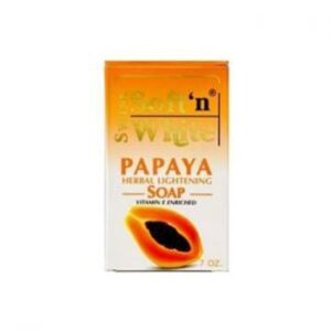 Soft 'n blanc Swiss Papaya Soap 200grm.