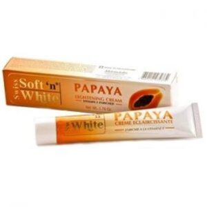 Soft 'n blanc Swiss Papaya corps crème 50grm.