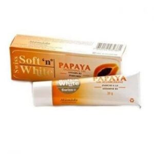 Soft 'n blanc Swiss Papaya corps gel 30grm.