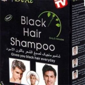 Noir cheveux shampoing