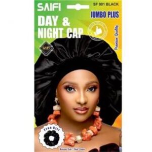 Bonnet jour & nuit noir jumbo plus