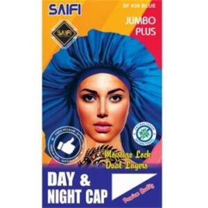 Bonnet jour & nuit bleu jumbo plus