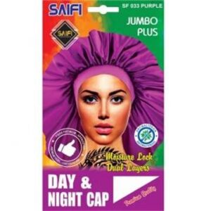 Bonnet jour & nuit violet jumbo plus