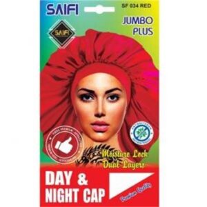 Bonnet jour & nuit rouge jumbo plus