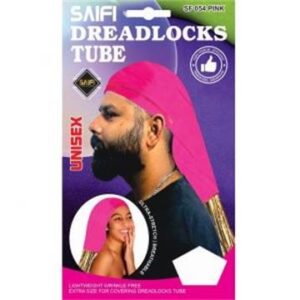 Tube pour dreadlocks rose unisexe