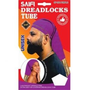 Tube pour dreadlocks violet unisexe