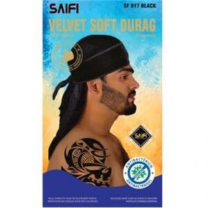 Durag velours doux noir