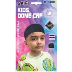 Enfants bonnet dome noir