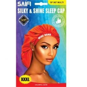 Bonnet de nuit soyeux et brillant 067