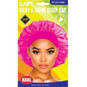 Bonnet de nuit soyeux et brillant 023 rose
