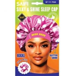 Bonnet de nuit soyeux et brillant 111 rose