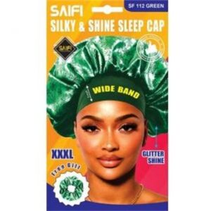 Bonnet de nuit soyeux et brillant 112 vert