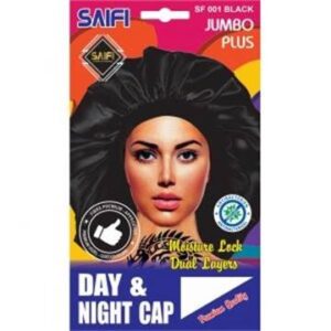 Bonnet jour & nuit noir jumbo plus