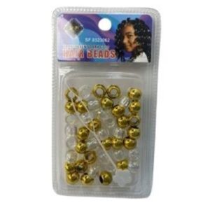 SF 0323062 Transparent Dark doré cheveux perles