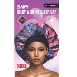 Bonnet de nuit soyeux et brillant 175 imprimé