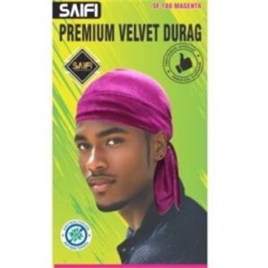 Durag premium en velours 182 magenta