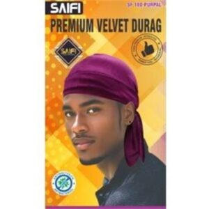 Durag premium en velours 182 violet