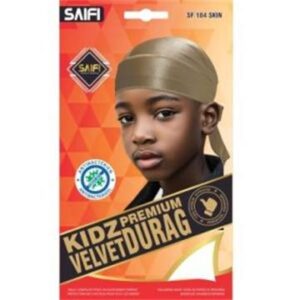 Kidz durag premium en velours 184 peau