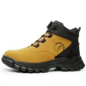 Stylish Safety Shoes jaune n noir AA002