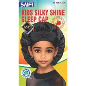 Enfants Silky brillance bonnet de nuit 190 noir