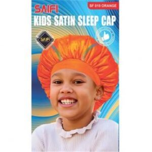 Enfants bonnet de nuit en satin SF019 orange